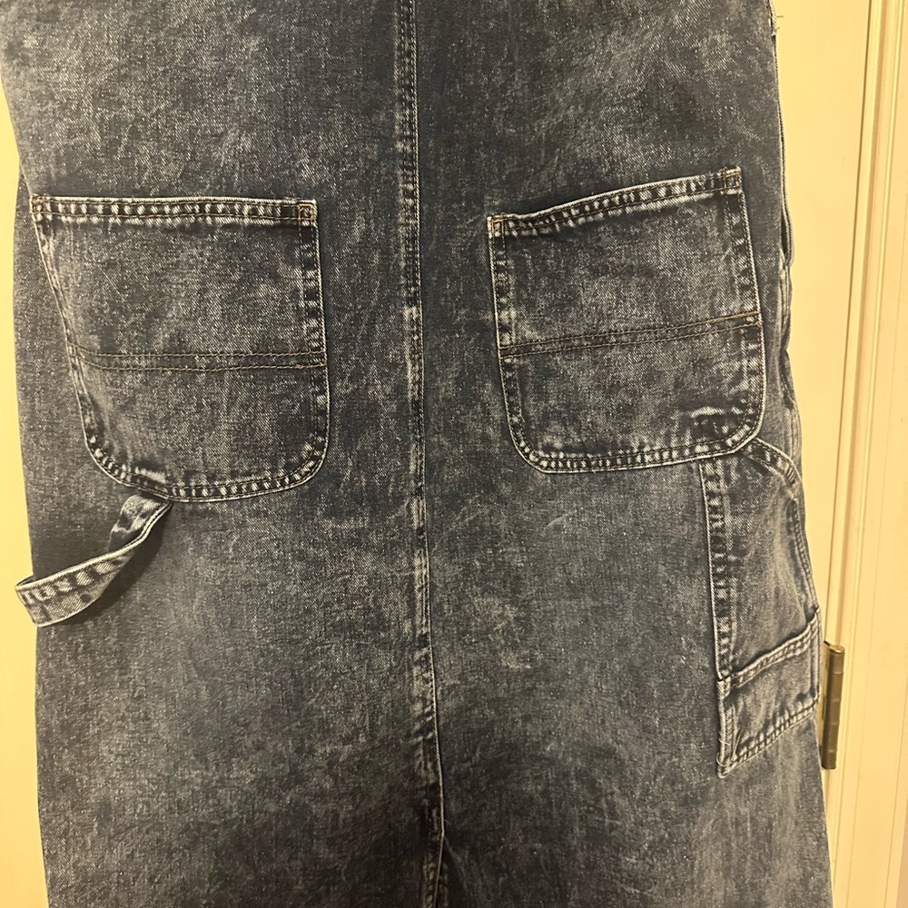 Denim Overall Dress - Picture 3 of 4